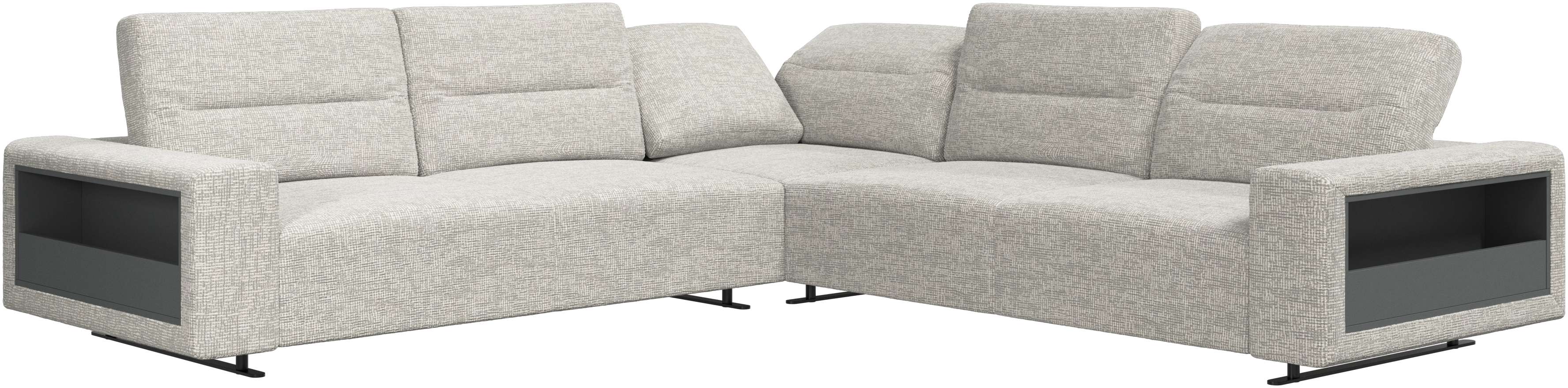 Hampton コーナーソファ アジャスタブルバック＆収納付き | sofa